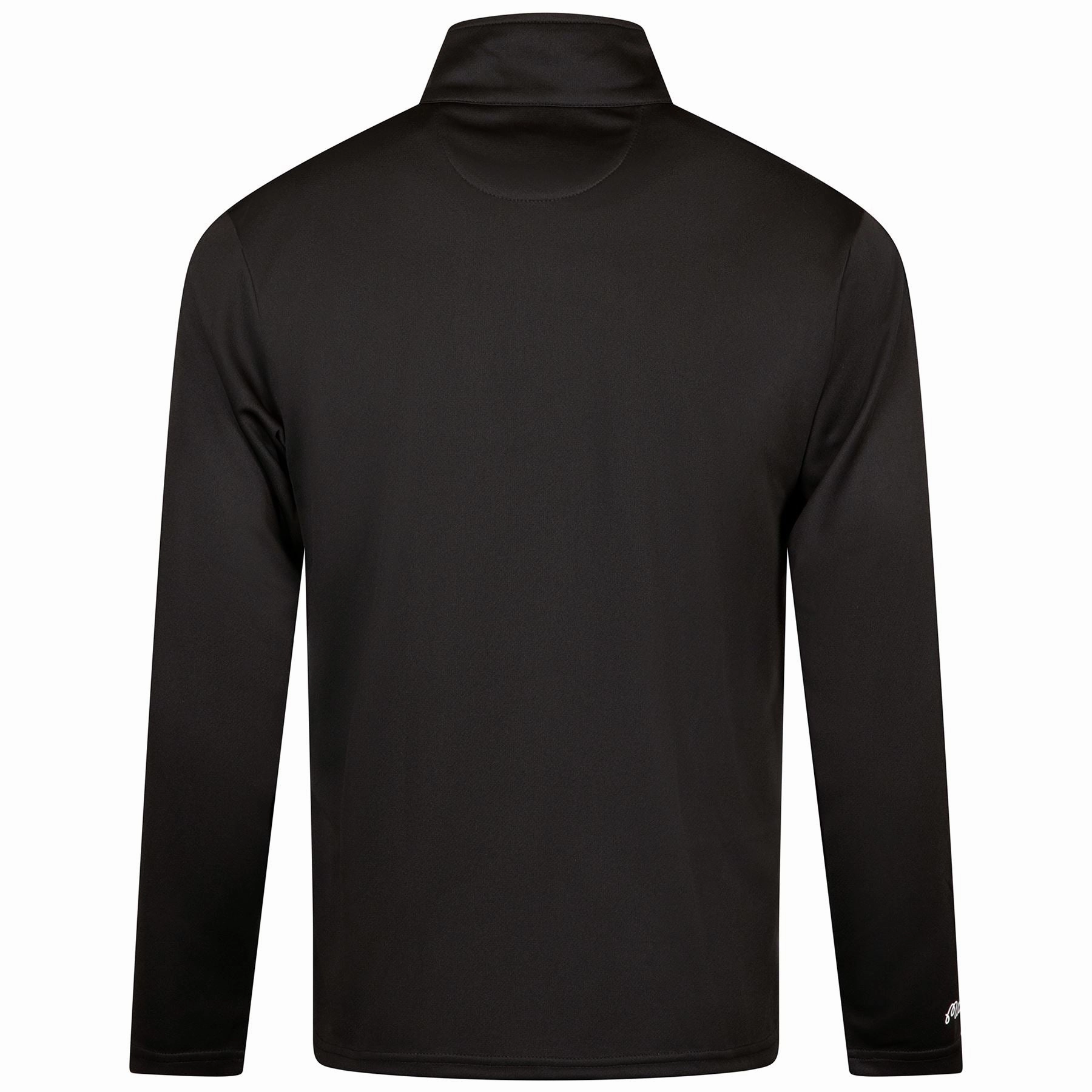 Evergreen Performance Quarter Zip Black Malbon Men's Golf Lifestyle Wear