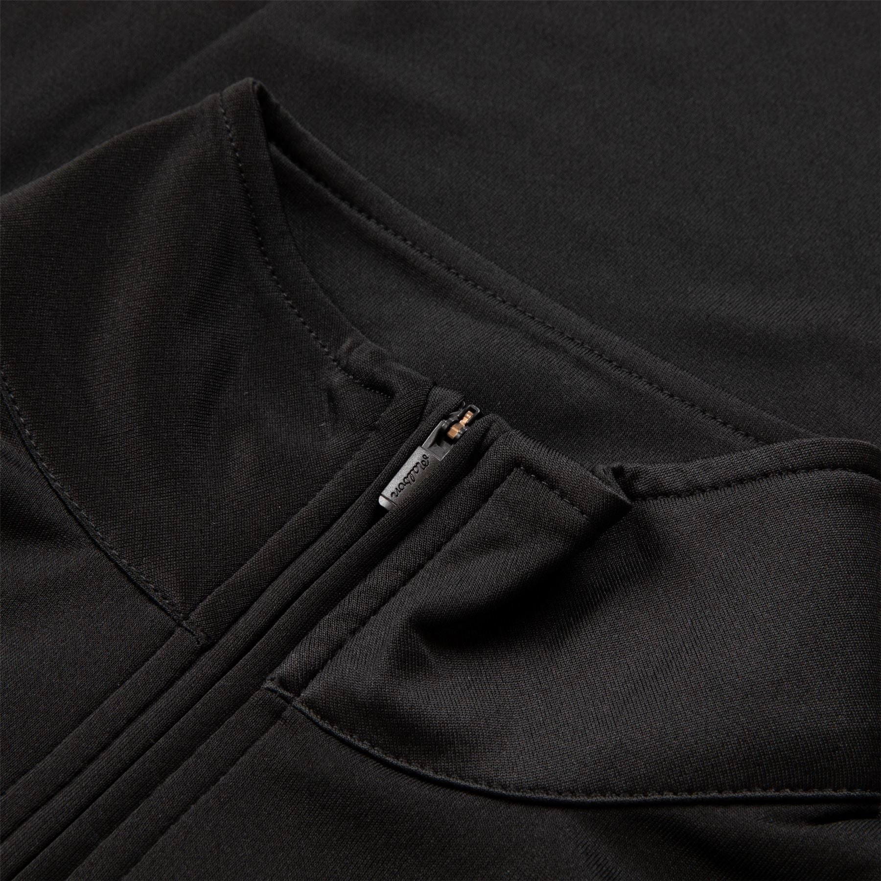 Evergreen Performance Quarter Zip Black Malbon Men's Golf Lifestyle Wear