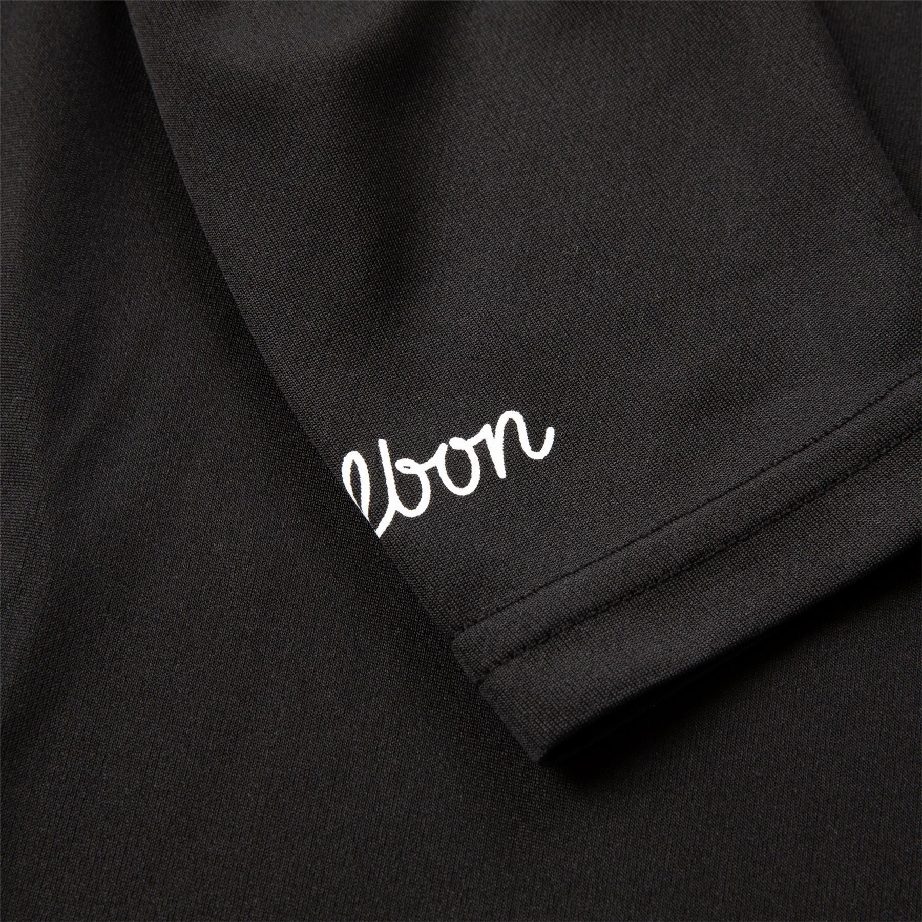 Evergreen Performance Quarter Zip Black Malbon Men's Golf Lifestyle Wear