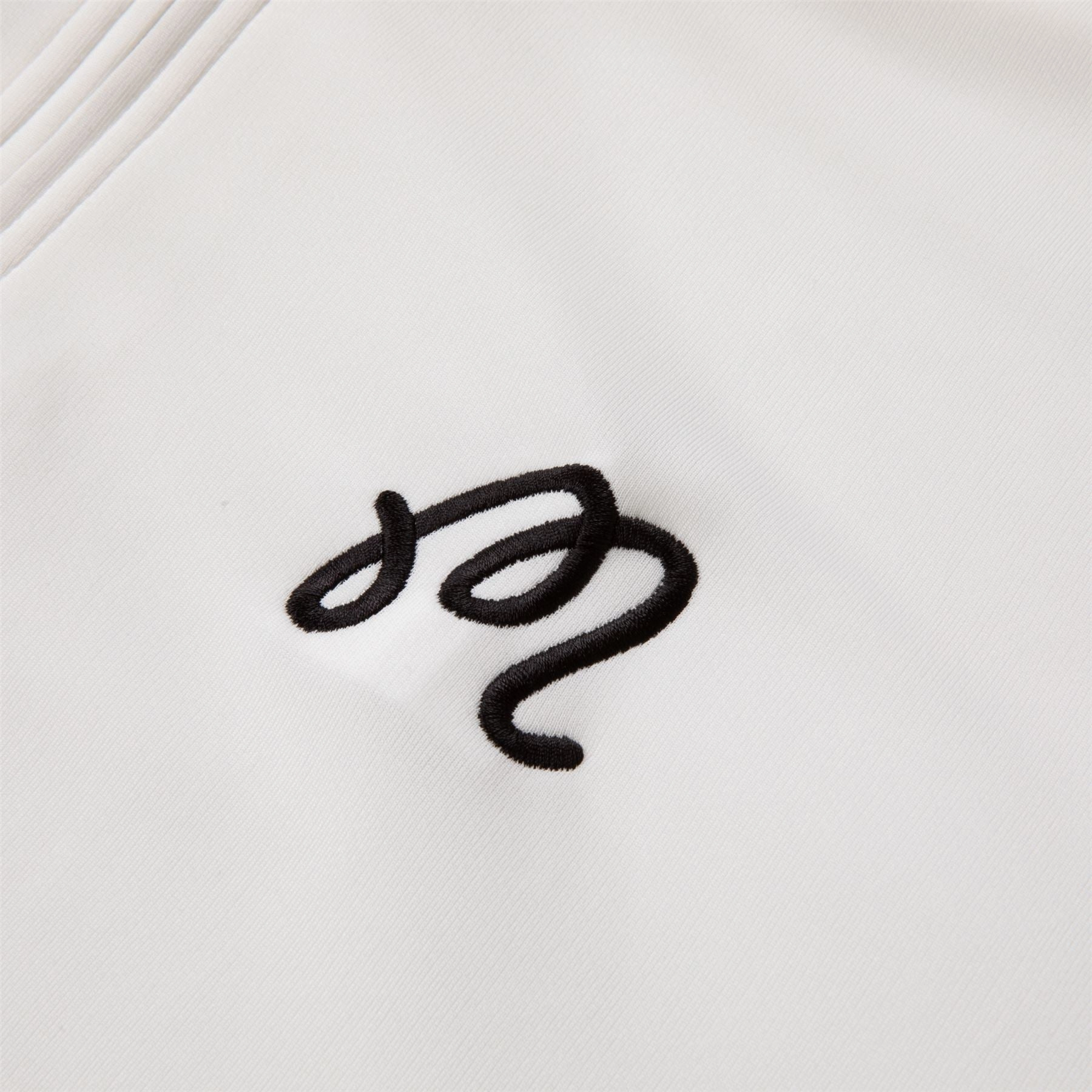 Evergreen Performance Quarter Zip White Malbon Men's Golf Lifestyle Wear