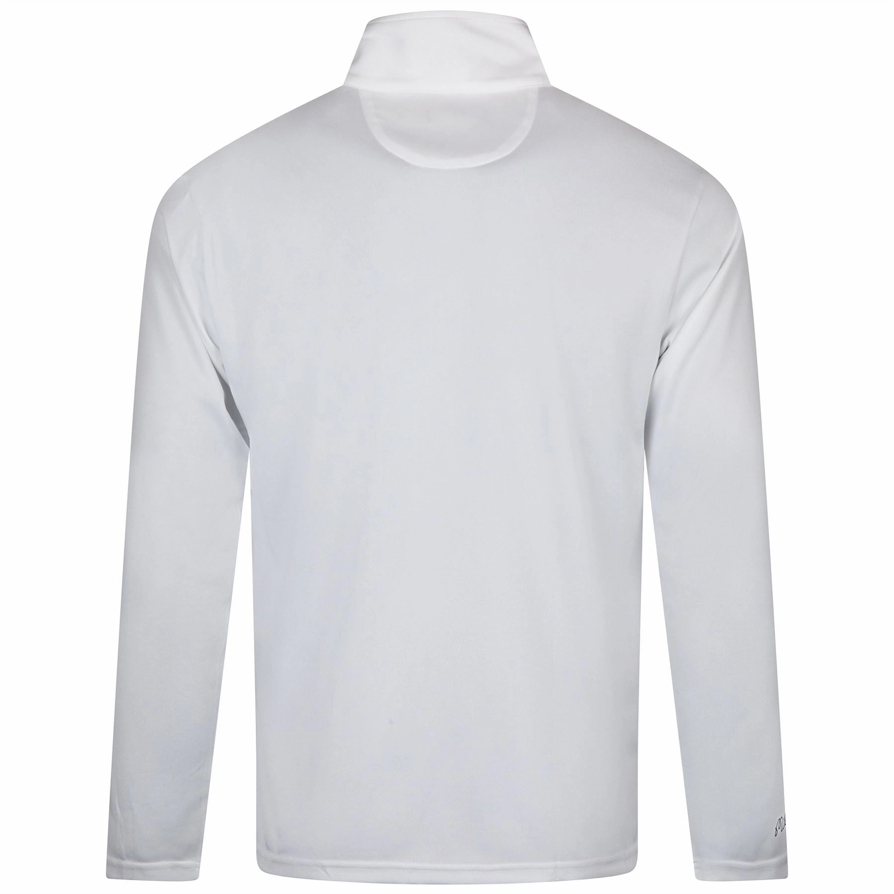 Evergreen Performance Quarter Zip White Malbon Men's Golf Lifestyle Wear