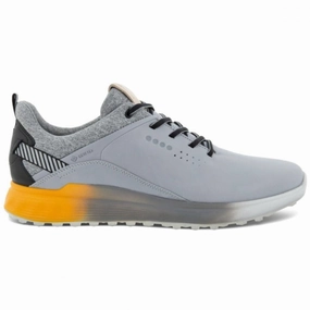 Easy Walking Shoes Everyday Step Ecco S-Three Golf Shoes 102904 Canvas Low Tops Engineered Fit Sneakers