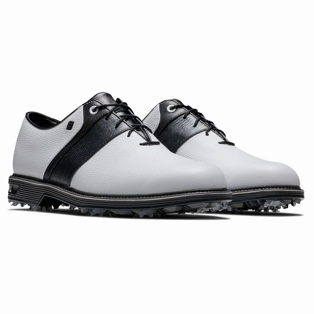FootJoy Premiere Series - Packard Golf Shoes Previous Season Style White/Black - 24 Men Slip-On Footwear, On-The-Go Shoes