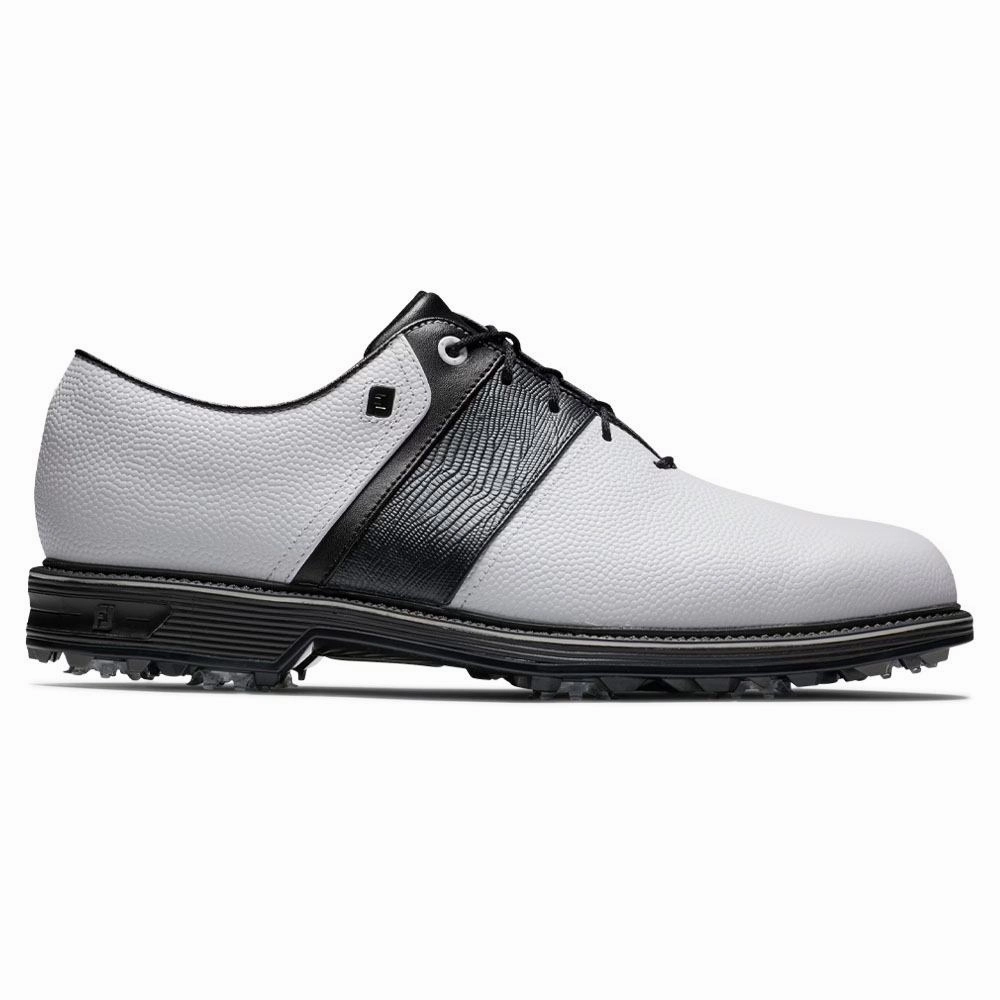 Comfortable Soles Everyday Step FootJoy Premiere Series - Packard Golf Shoes Previous Season Style White/Black - 24 Men Flex Ride