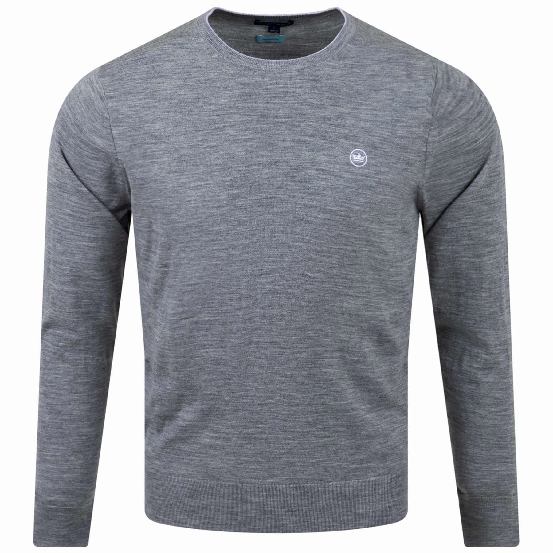 Excursionist Flex Crew Gale Grey Peter Millar clothing for men