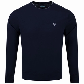 Excursionist Flex Crew Navy Peter Millar clothing for men