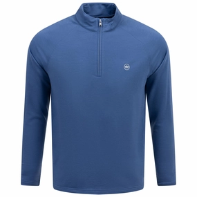 Excursionist Flex Performance Mid Layer Ocean Blue Peter Millar clothing for men
