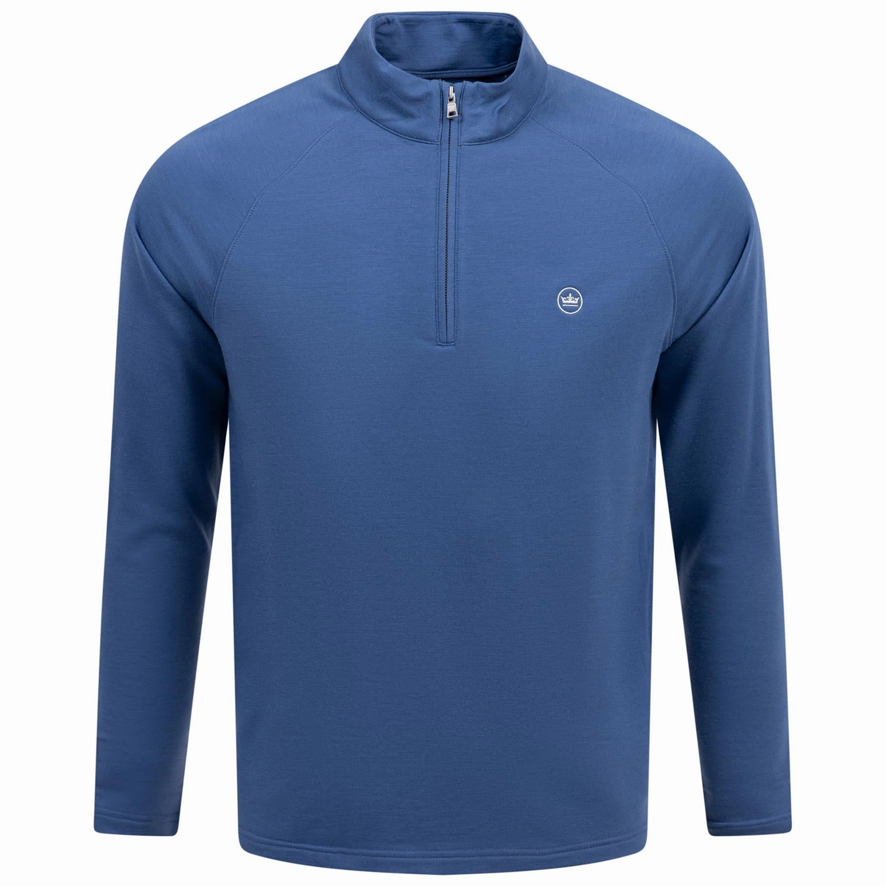 Excursionist Flex Performance Mid Layer Ocean Blue Peter Millar clothing for men