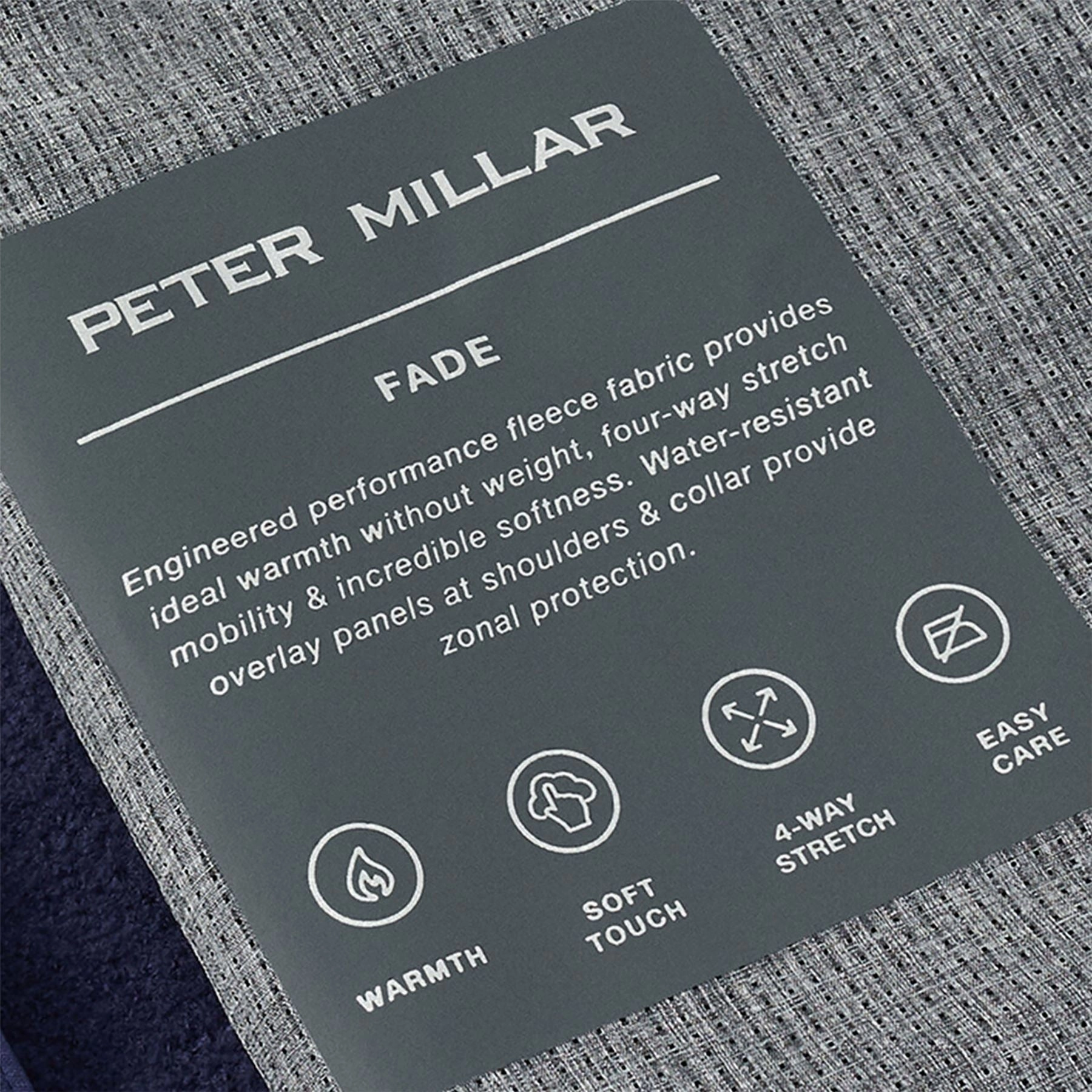 Fade Full Zip Mid Vest Navy Peter Millar Menswear Collection