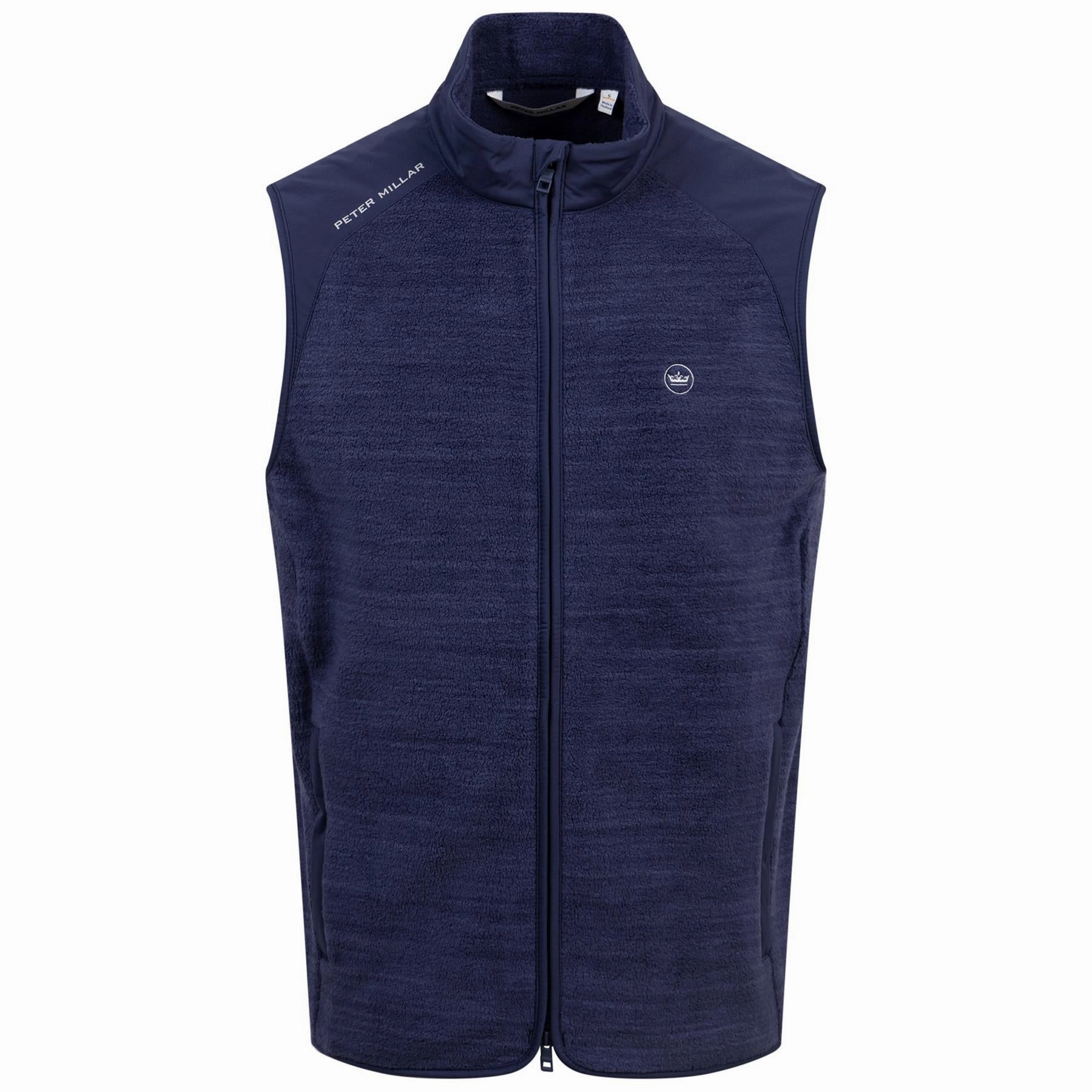 Fade Full Zip Mid Vest Navy Peter Millar clothing for men