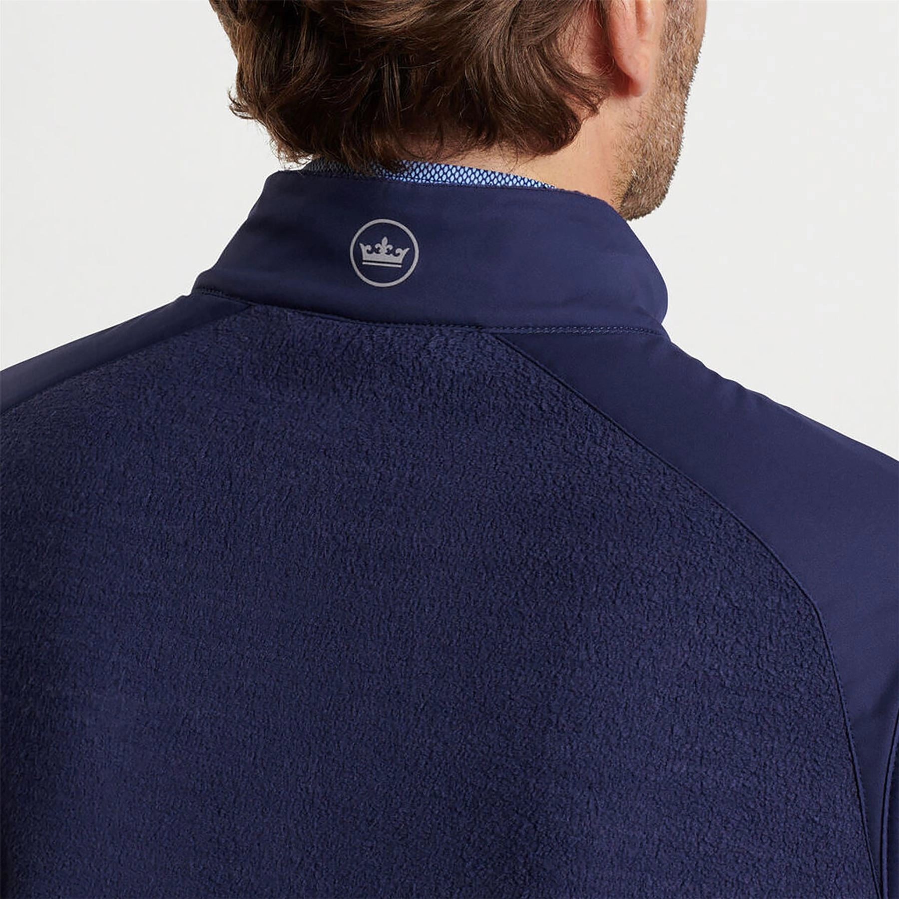 Fade Full Zip Mid Vest Navy Peter Millar Menswear Collection