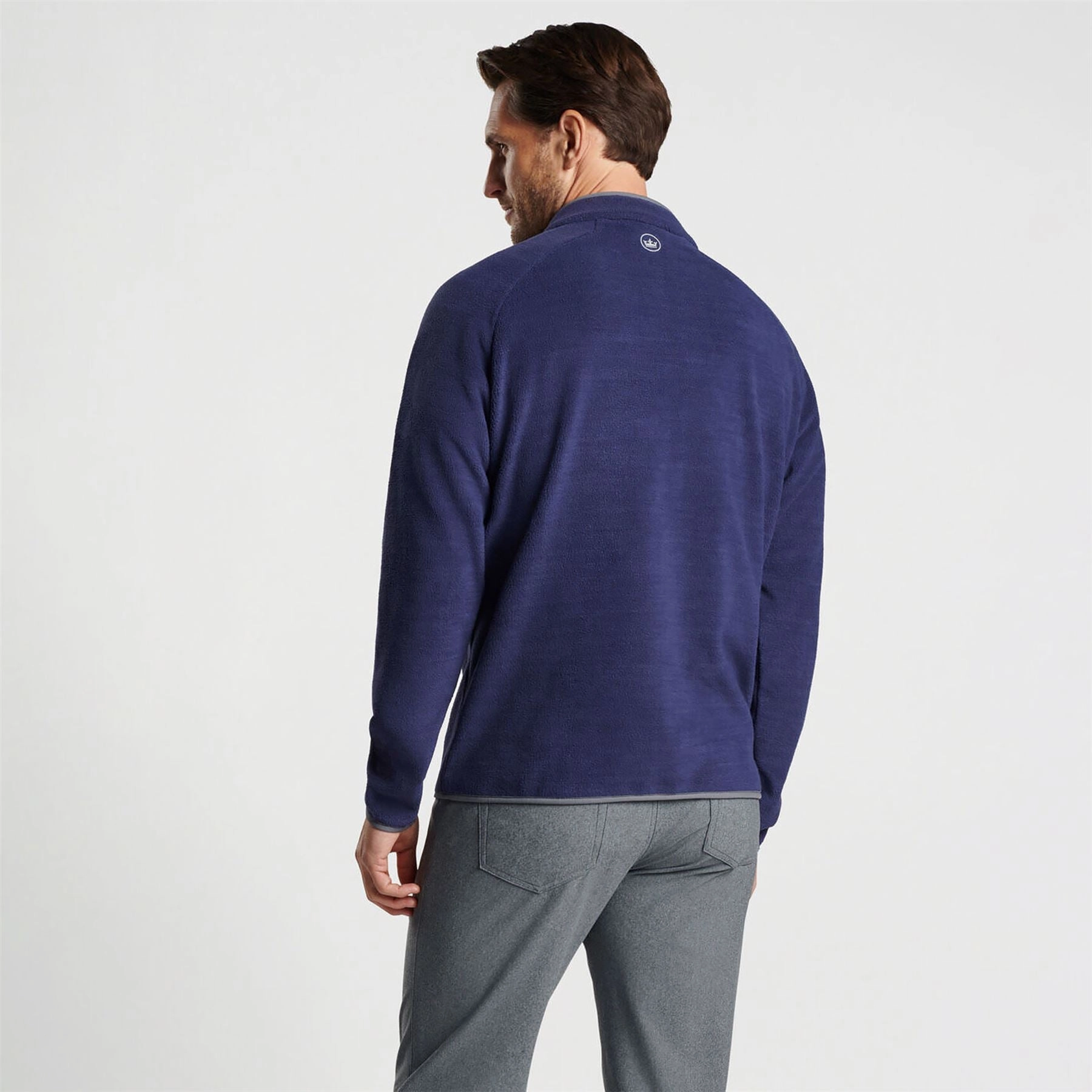 Fade Half Zip Mid Layer Navy Peter Millar Menswear Collection