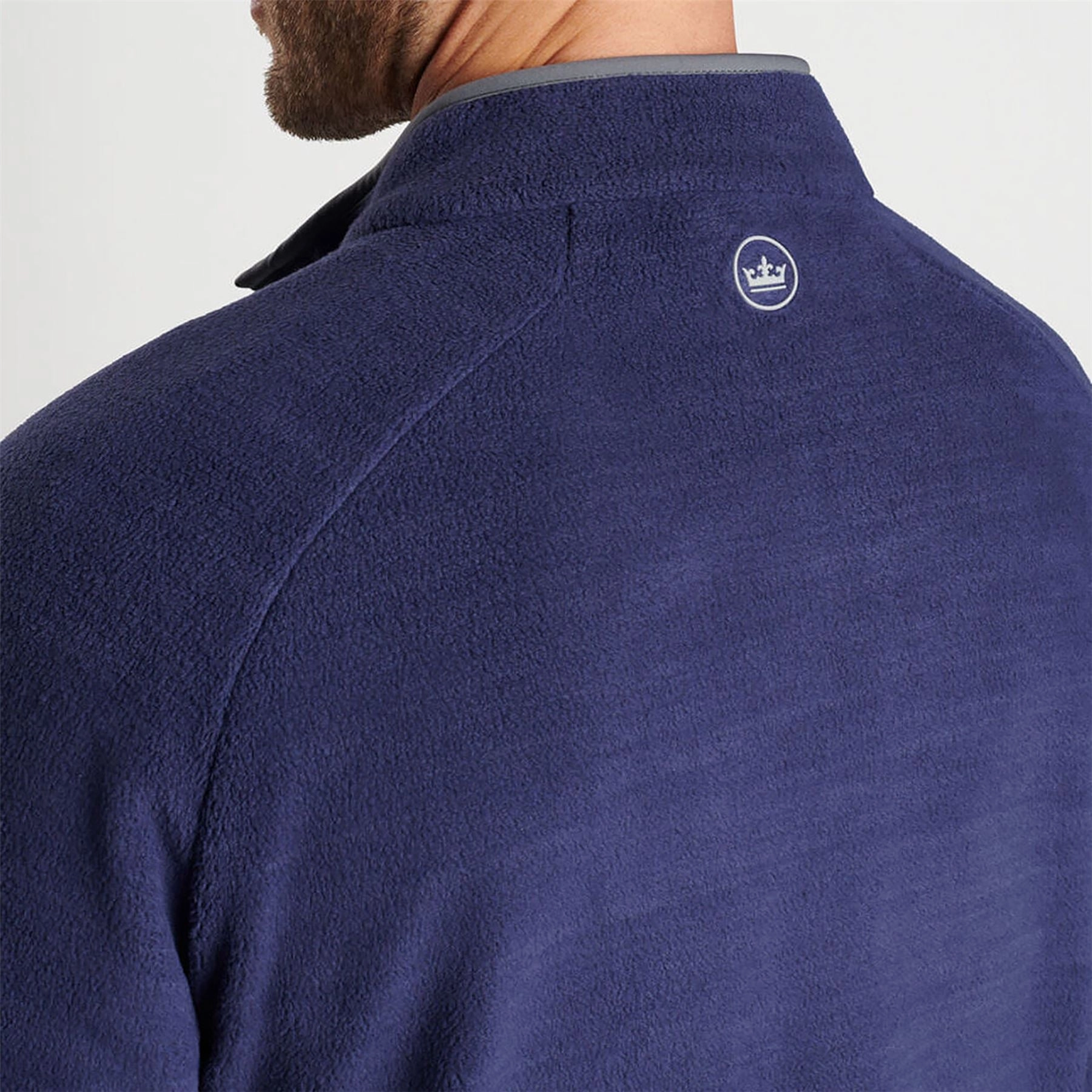 Fade Half Zip Mid Layer Navy Peter Millar Menswear Collection