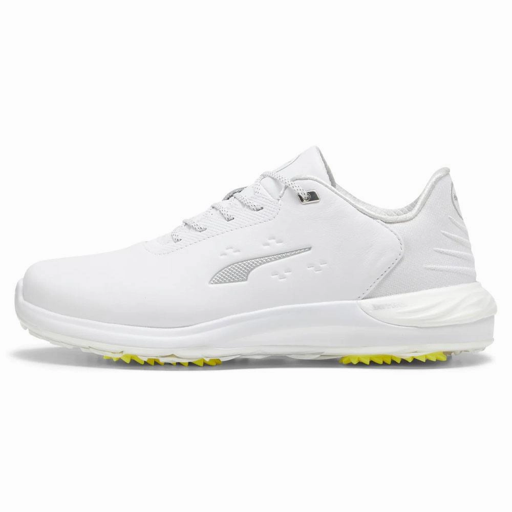 On-The-Go Shoes PUMA Phantomcat Nitro Golf Shoes White/Silver/Feather Gray - 24 Men