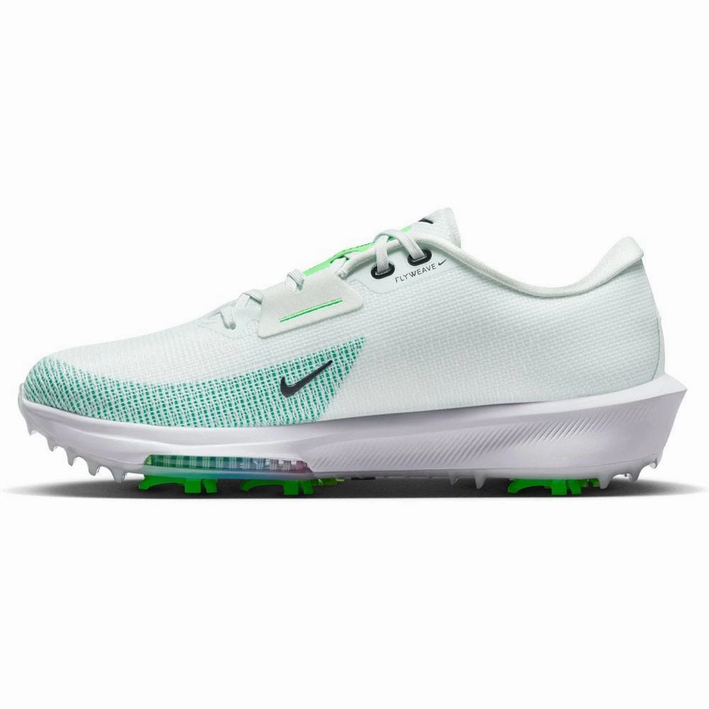 Gym-Ready Footwear Nike Air Zoom Infinity Tour Next 2 Golf Shoes Barely Green/Black/White/Green Strike - FW24 Unisex Knit Upper Shoes
