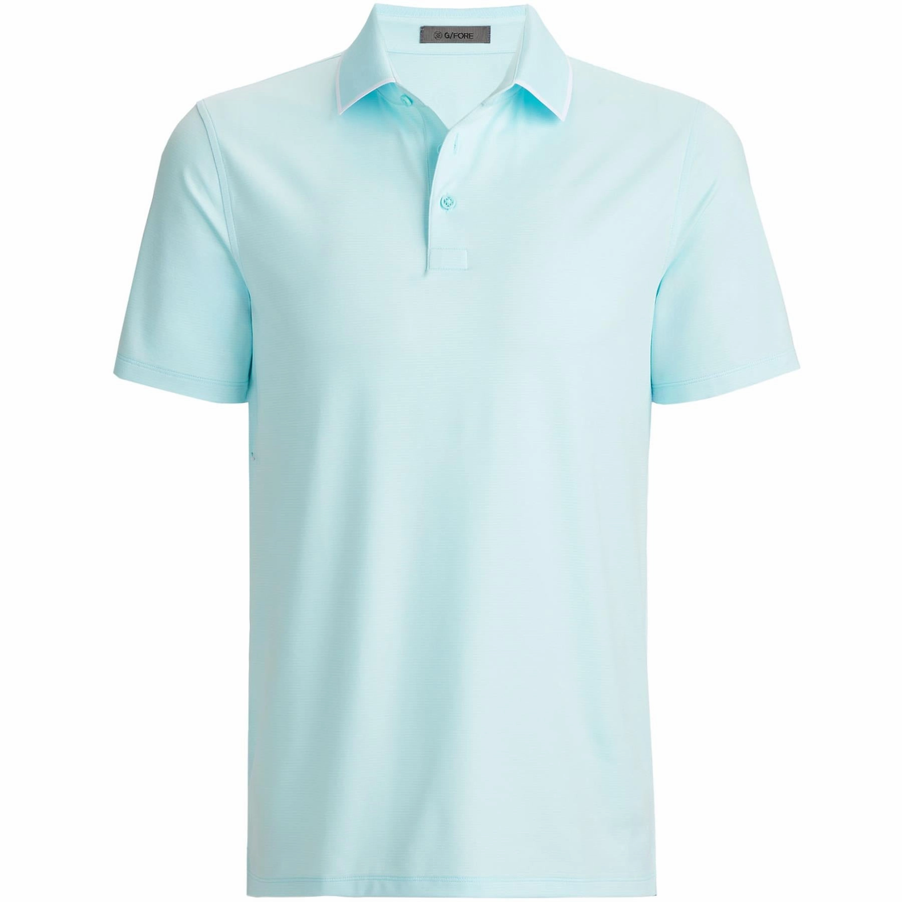 Feeder Stripe Tech Jersey Polo Powder G/Fore men's golf fashion