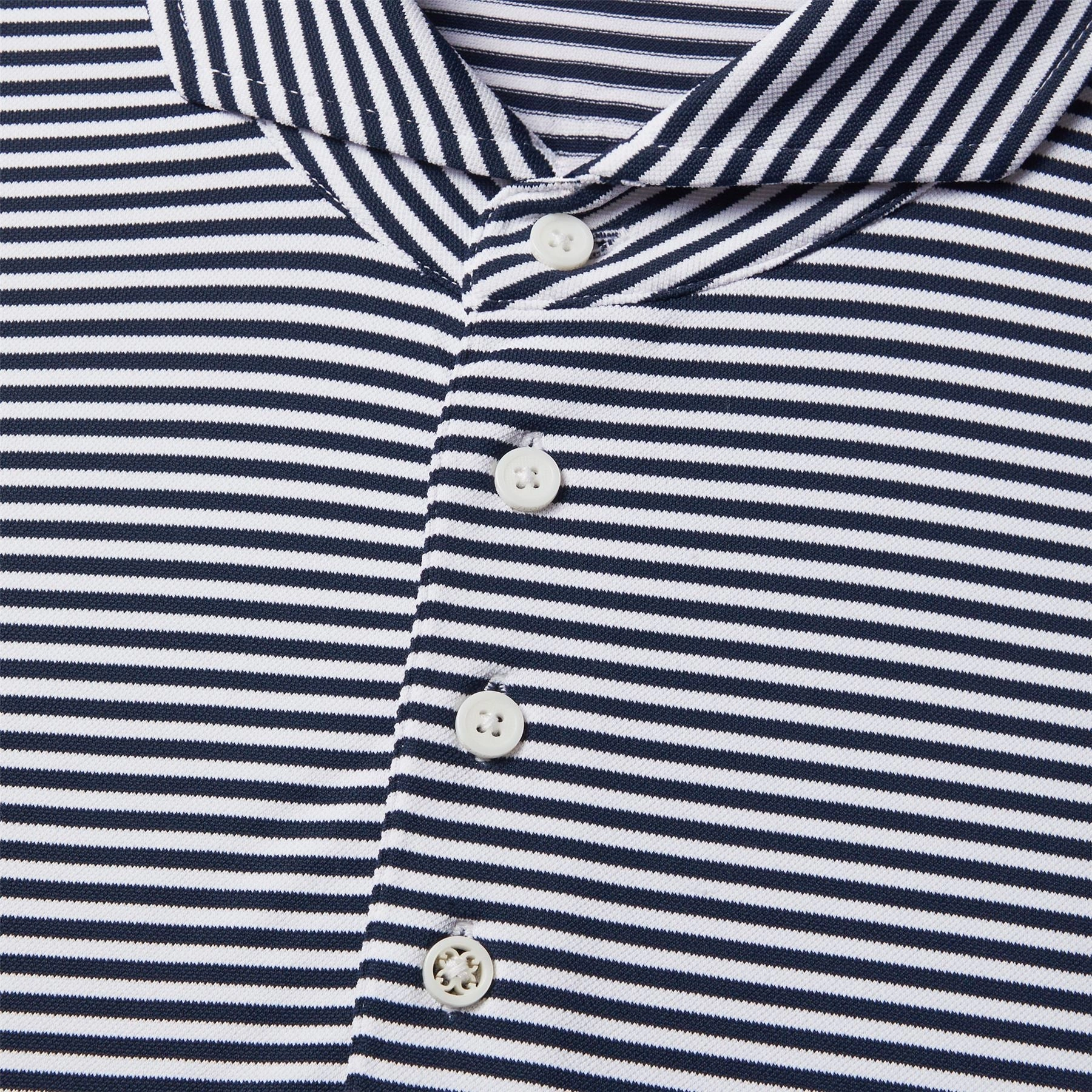 Feeder Stripe Tech Pique Embroidered Tailored Fit Polo Twilight G/Fore Men's Fashion