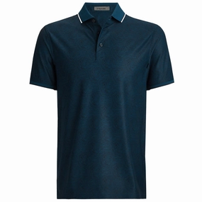 Fingerprint Tech Pique Polo Deep Sea G/Fore men's golf fashion