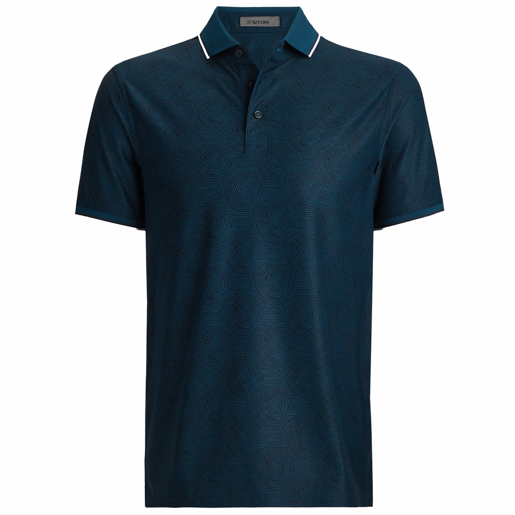 Fingerprint Tech Pique Polo Deep Sea G/Fore men's golf fashion