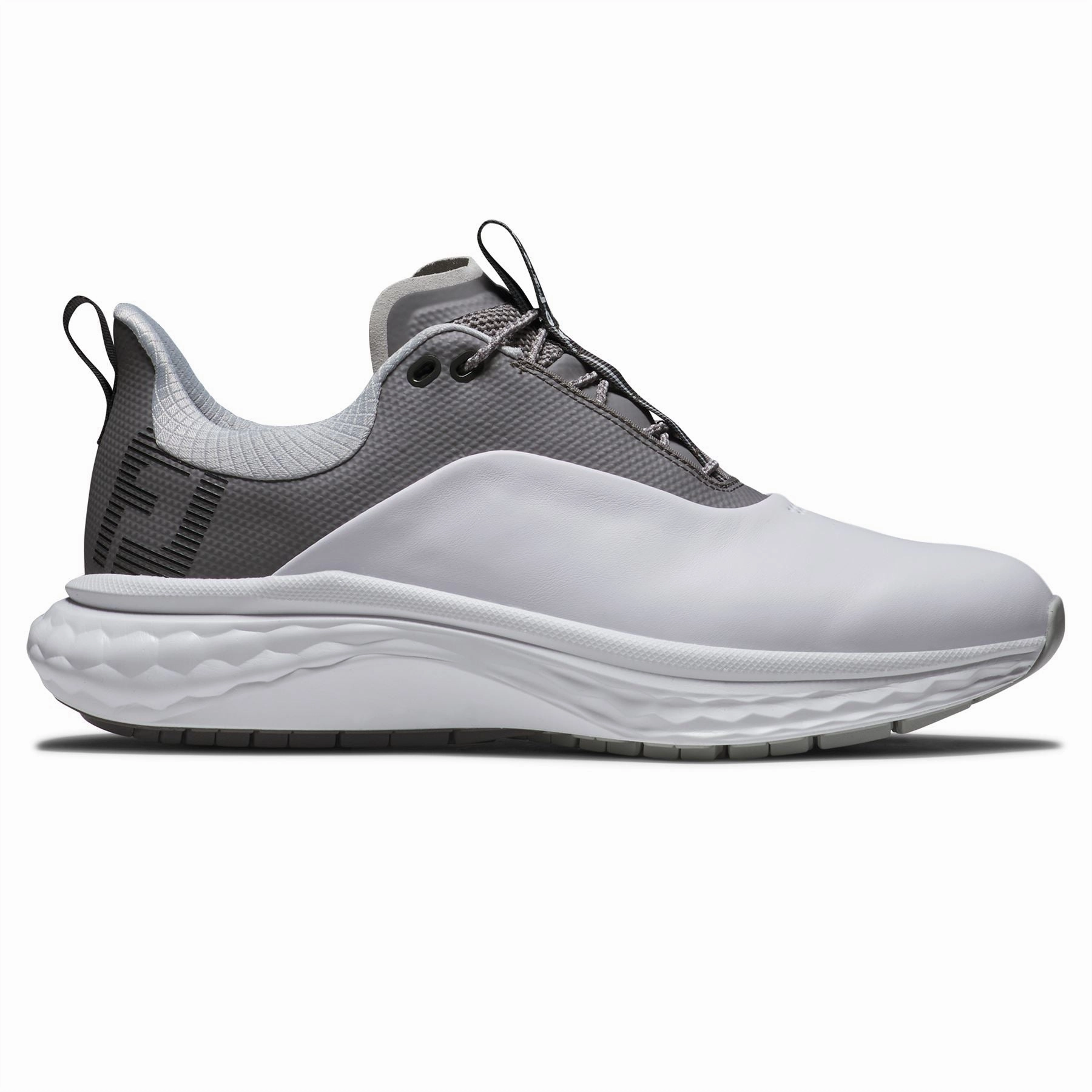 FJ Quantum Golf Shoes White/Grey/Silver Premium quality mens golf shoes