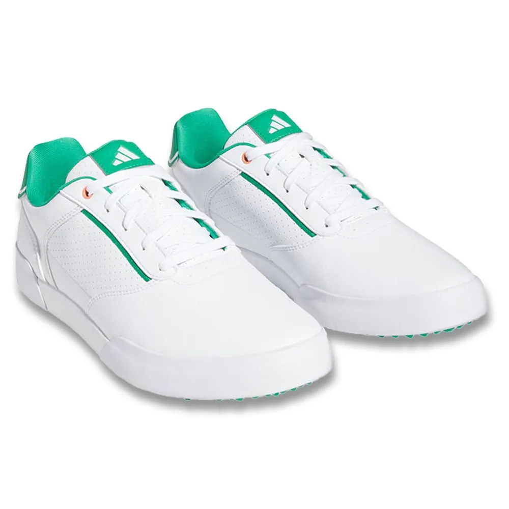 Easy On Shoes Adidas RetroCross Spikeless Golf Shoes Cloud White/Court Green/Cloud White - 23 Men Sport Casual Sneakers