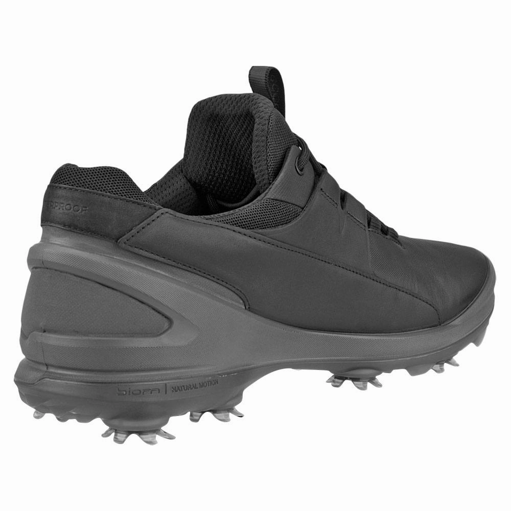 ECCO BIOM Tour Golf Shoes Black - FW24 Men Knit Sneakers, Impact Absorbing Shoes, Traction Sole Shoes