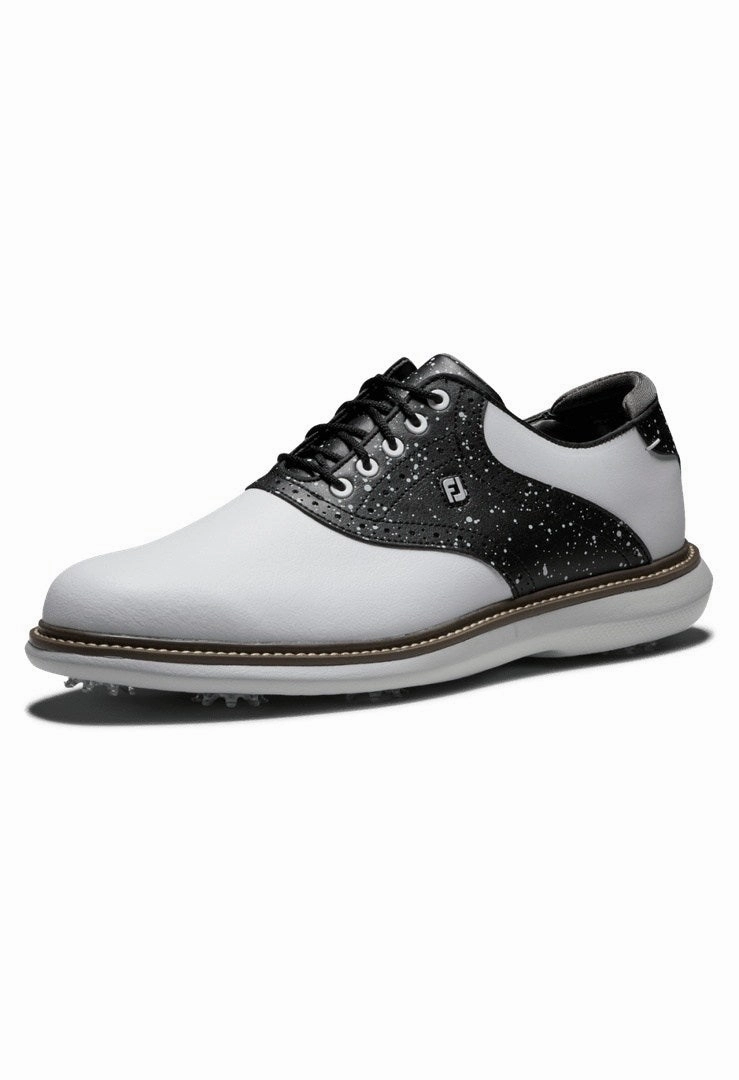 Close-Up Of Sneakers, Memory Foam Shoes, Gel Cushioned Sneakers FootJoy Traditions Limited Edition Galaxy Golf Shoes 57917