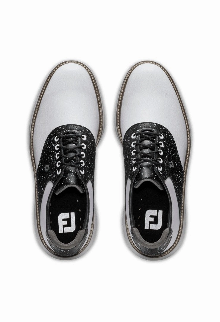 Grippy Sole Shoes, Arch Support Shoes, Travel-Ready Shoes FootJoy Traditions Limited Edition Galaxy Golf Shoes 57917