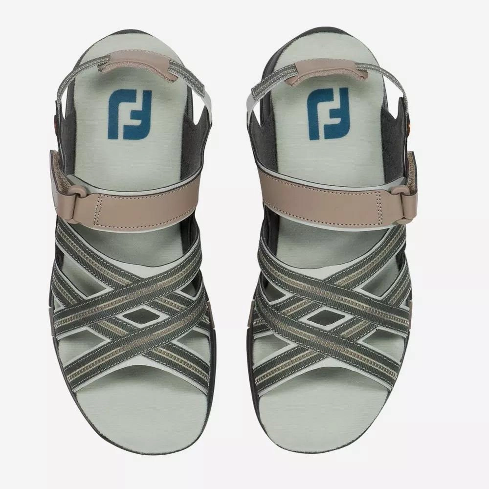 Neutral Tone Shoes New Women's Footjoy Golf Sandals - Tan/Light Gray MSP$90 Beach Footwear