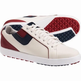 Rubber Sole Shoes Flex Ride New Women's Footjoy Links Golf Shoe Almond/Burgandy Size 9 MSP$130 Urban Moves Arch-Friendly Footwear
