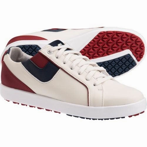 Rubber Sole Shoes Flex Ride New Women's Footjoy Links Golf Shoe Almond/Burgandy Size 9 MSP$130 Urban Moves Arch-Friendly Footwear