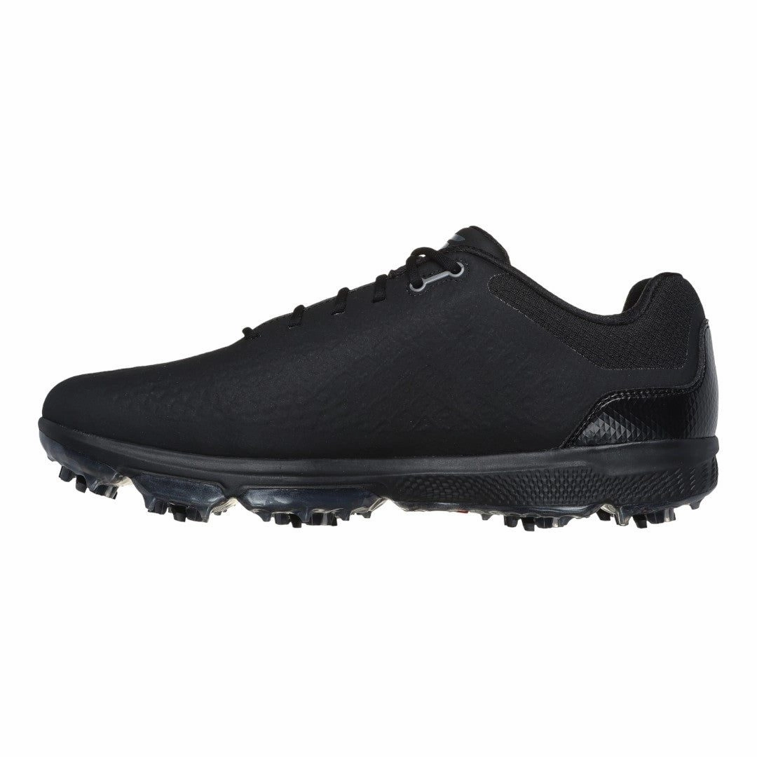Skechers Go Golf Pro 6 Spiked Golf Shoes 214095 On-Feet Lifestyle Shot, Ankle Support Sneakers