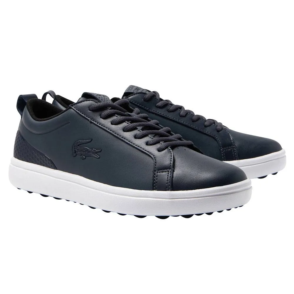 Wear-Everywhere Shoes, Breathable Everyday Sneakers Lacoste G Elite Synthetic Spikeless Golf Shoes Navy/White - 23 Men