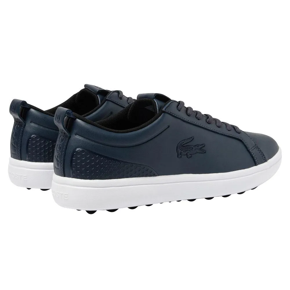 Lacoste G Elite Synthetic Spikeless Golf Shoes Navy/White - 23 Men Stylish Sneakers On White, Arch Support Shoes, All-Day Wear Shoes