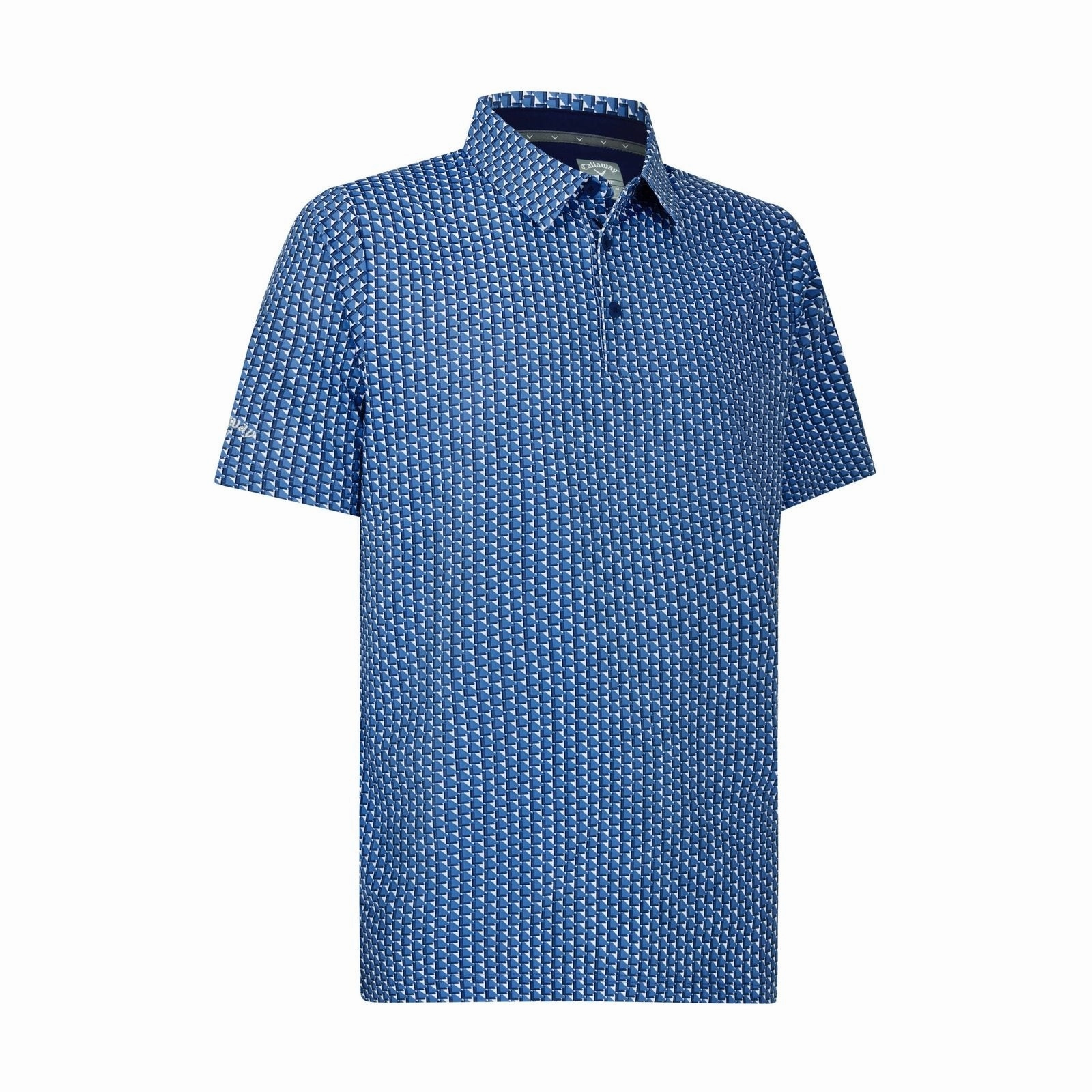 classic attire Flexible Bottoms Callaway EMEA SS ALL OVER Golf Polo Shirt CGKFE050 Cool Weather Top