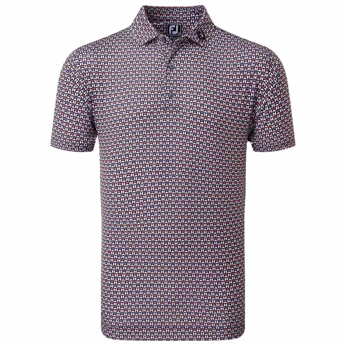 Flexible Bottoms FootJoy Half Moon Geo Print Golf Polo Shirt 80012 Light Layer seasonal outfit, women's track suit