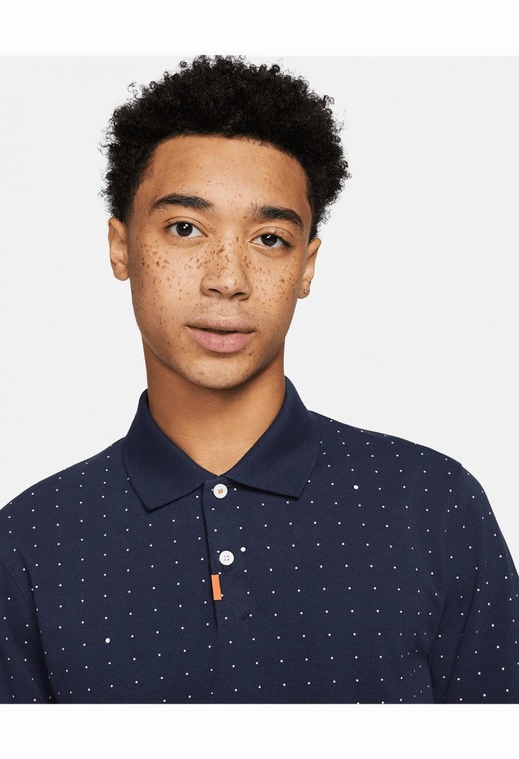 Nike The Space Dot Polo Golf Shirt CU9359 men's activewear look