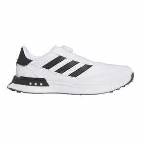 Close-Up Of Sneakers Flexible Walking Sneakers adidas S2G SL BOA Golf Shoes IF0286 Classic Lace-Up Trainers Summer Slip-Ons