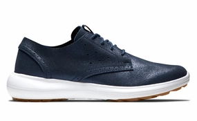 Cozy House Slippers Foam Padded Sneakers New Footjoy Flex LX Spikeless Shoes in Navy  MSP$100 Track Move