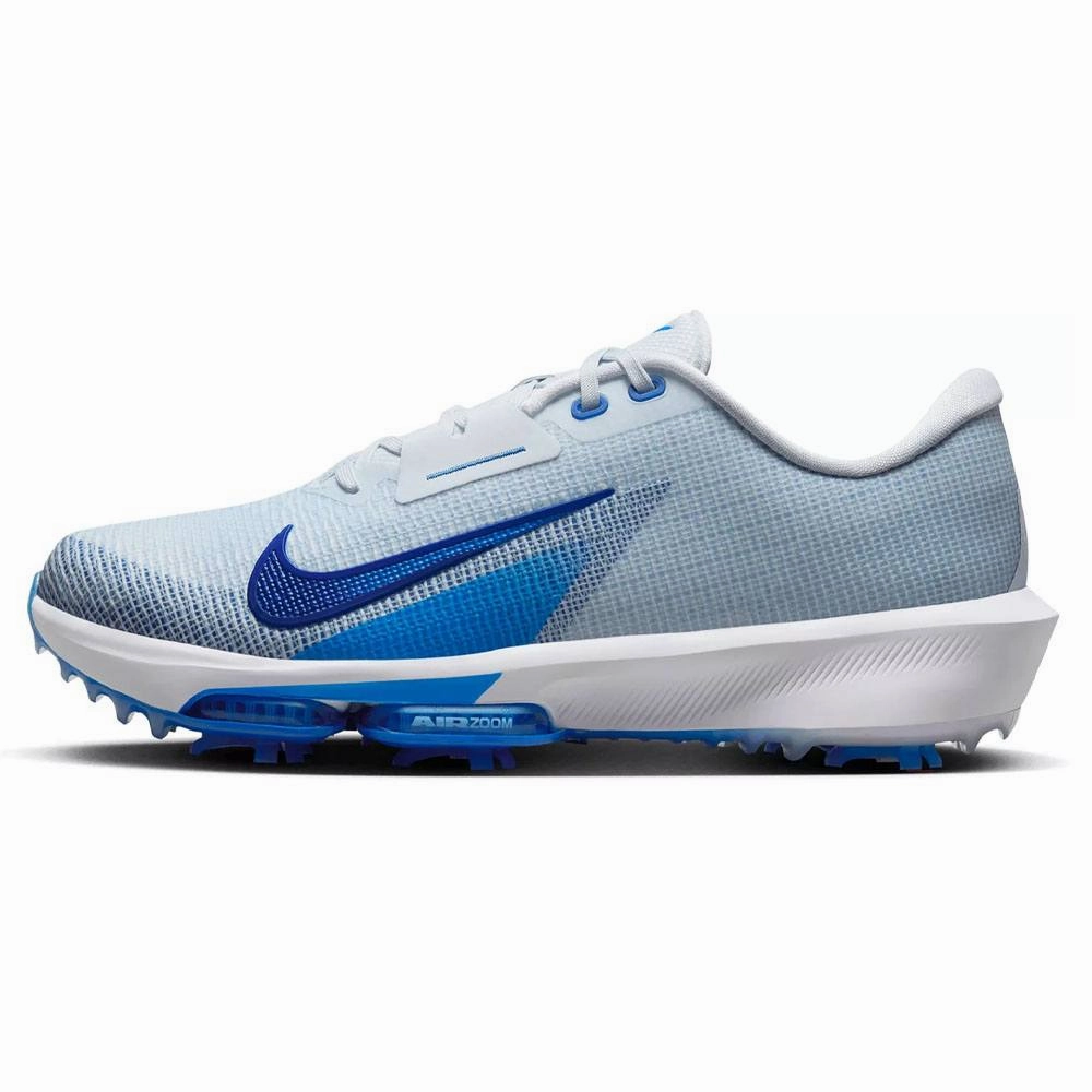Neutral Tone Shoes Nike Air Zoom Infinity Tour Next 2 Golf Shoes Football Gray/Deep Royal Blue/Game Royal - FW24 Unisex