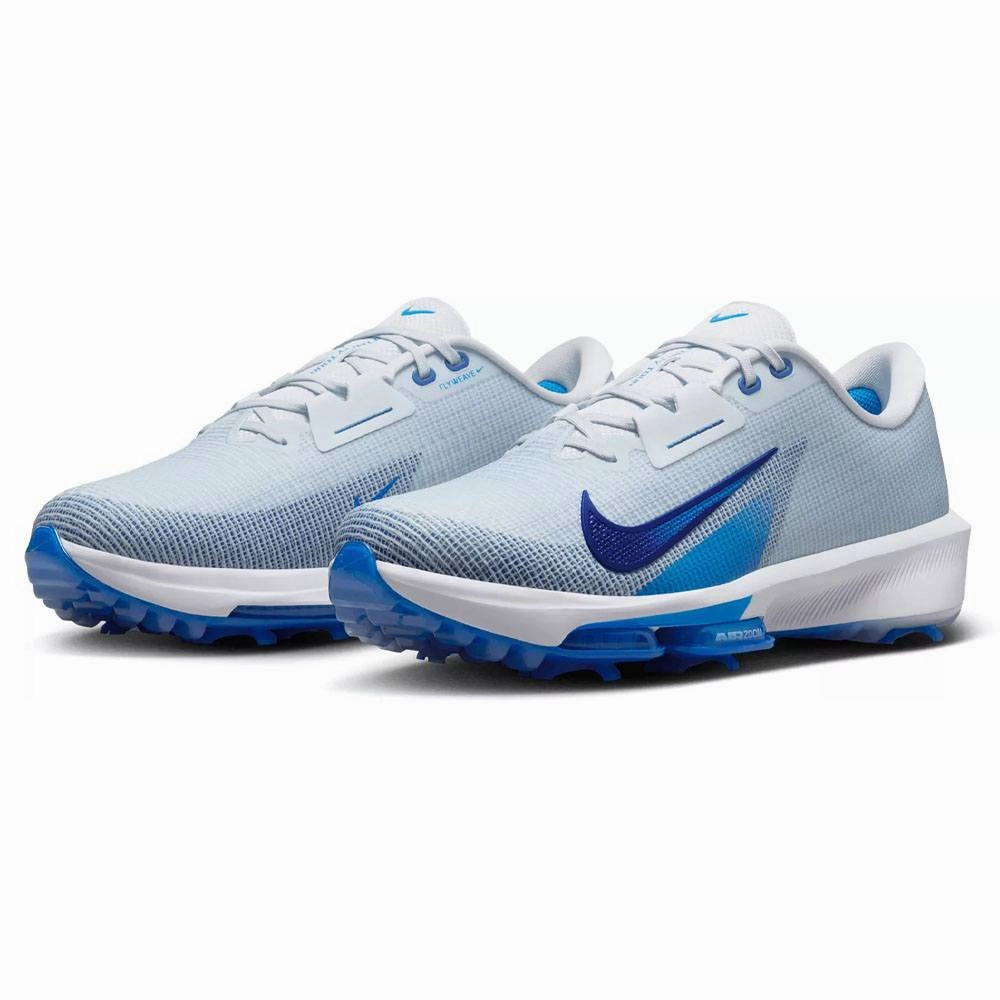 Lightweight Trainers Nike Air Zoom Infinity Tour Next 2 Golf Shoes Football Gray/Deep Royal Blue/Game Royal - FW24 Unisex Sports Sneakers