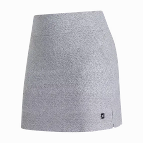 Footjoy 2025 Knit Skort - Black / White Dot FootJoy women's golf clothing