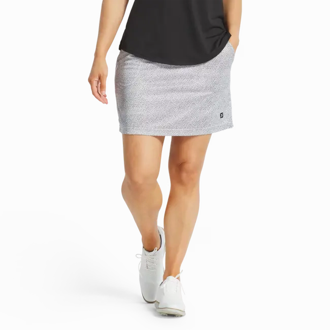 Footjoy 2025 Knit Skort - Black / White Dot FootJoy Women's Apparel