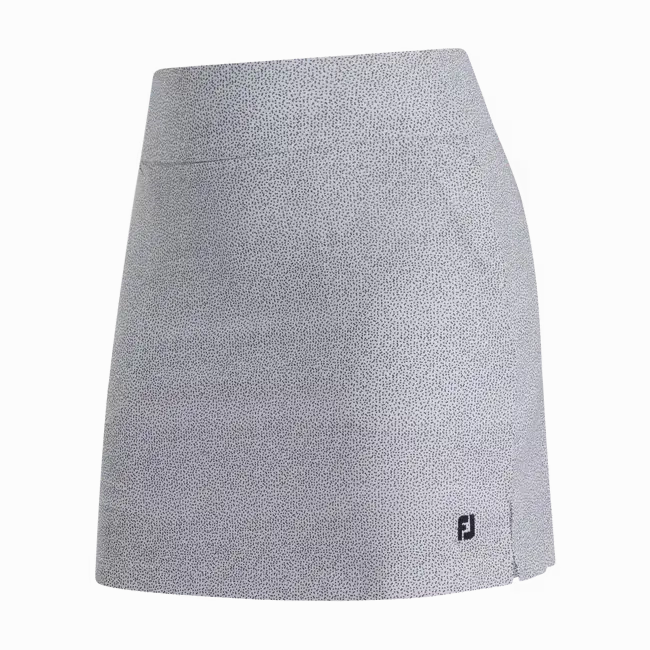 Footjoy 2025 Knit Skort - Black / White Dot FootJoy women's golf clothing