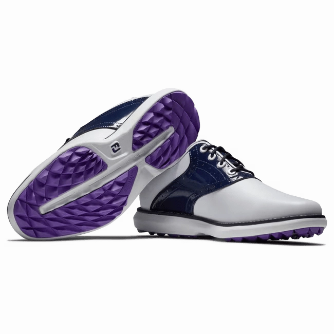 FootJoy 23 Women's Traditions Spikeless Golf Shoes Ladies' Spikeless Golf Sneakers
