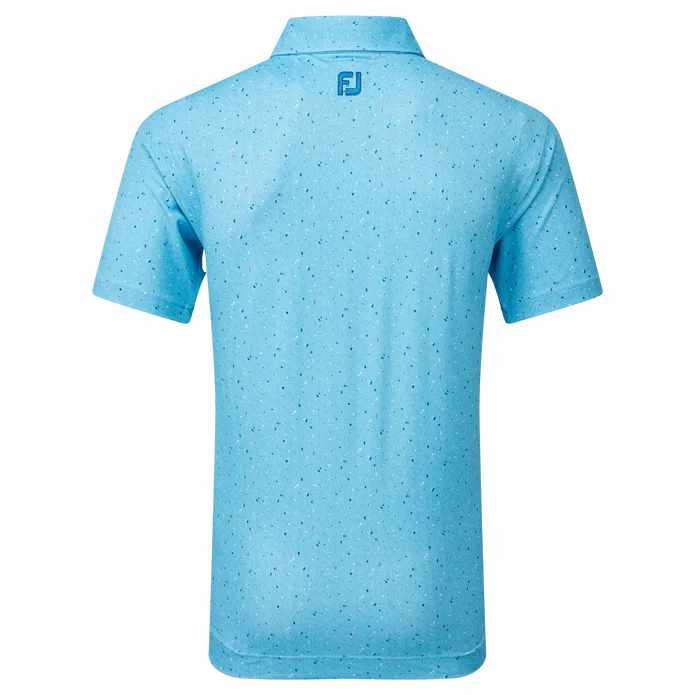 Footjoy 24 Tweed Texture Polo - Blue Sky FootJoy Men's Clothing