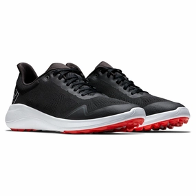 FootJoy Flex Golf Shoes Black/White/Red 56141 (Previous Season Style) Men's shoes from other brands