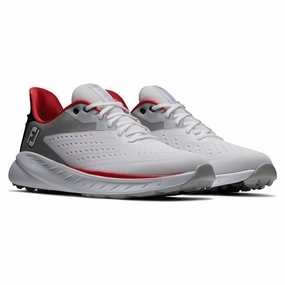 FootJoy Flex XP Golf Shoes 56277 White/Black/Red (Previous-Season Style) Men's shoes from other brands