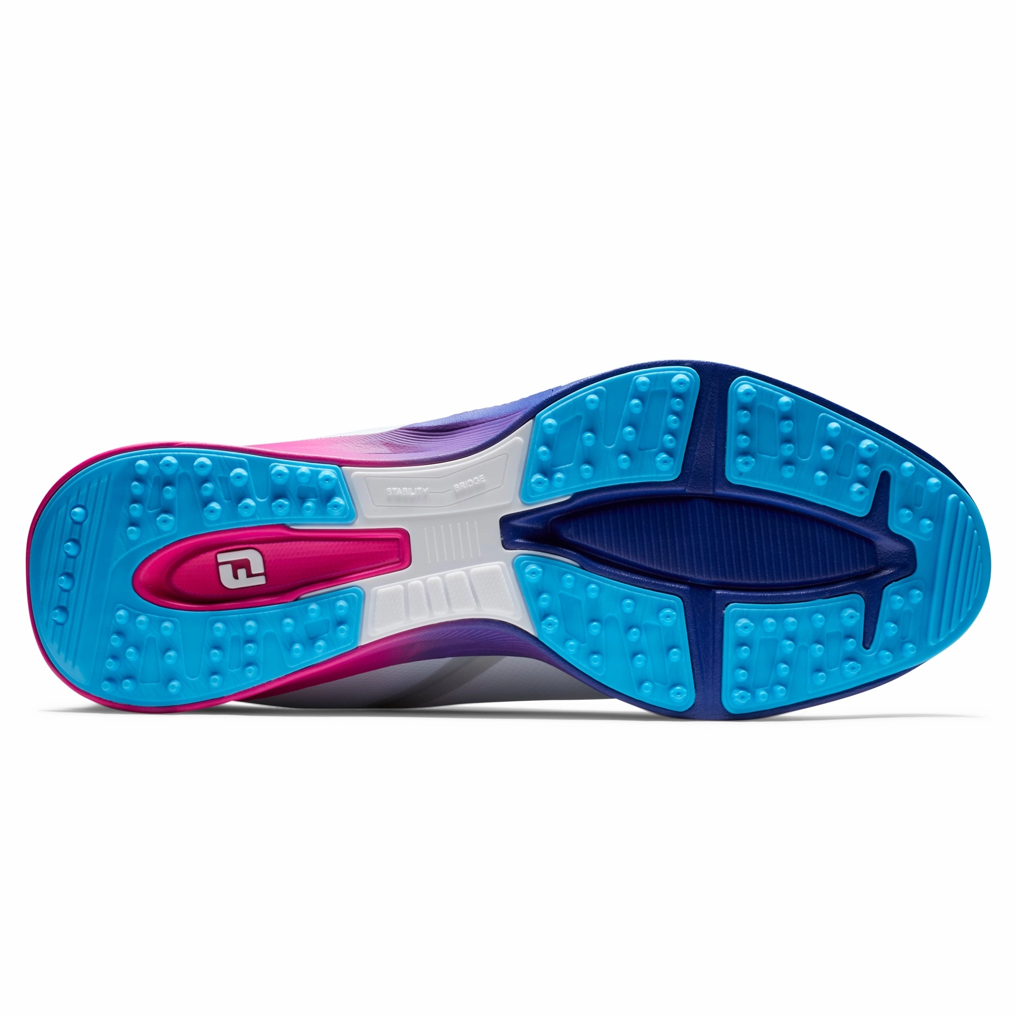FootJoy Fuel Men's Golf Shoes 55455 - White/Pink/Blue (Previous Season Style) Men's Shoes from Other Brands