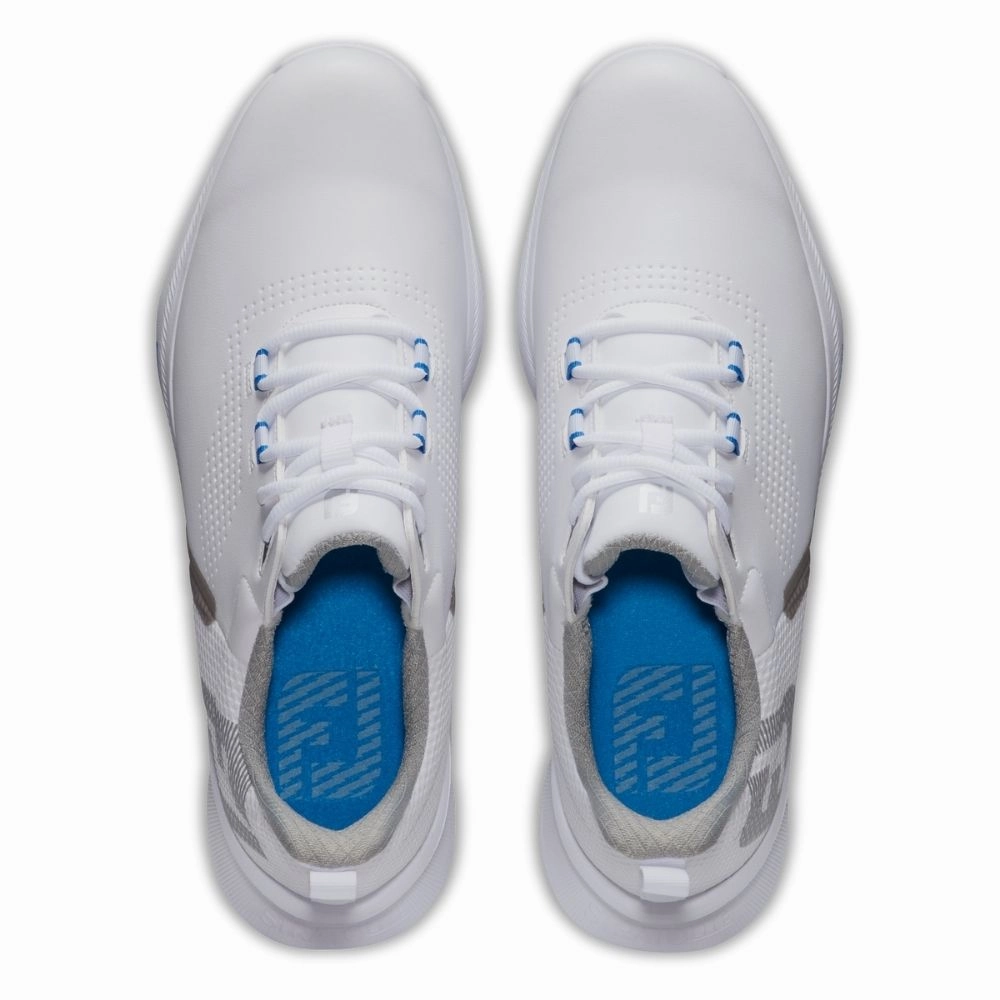 FootJoy Fuel Mens Golf Shoes White/Blue Jay 55440 (Previous Season Style) Men's Shoes from Other Brands
